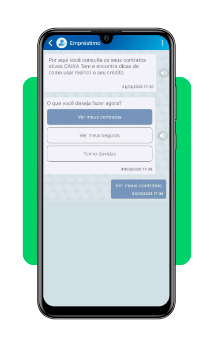 Solicitar o empréstimo do CAIXA Tem
