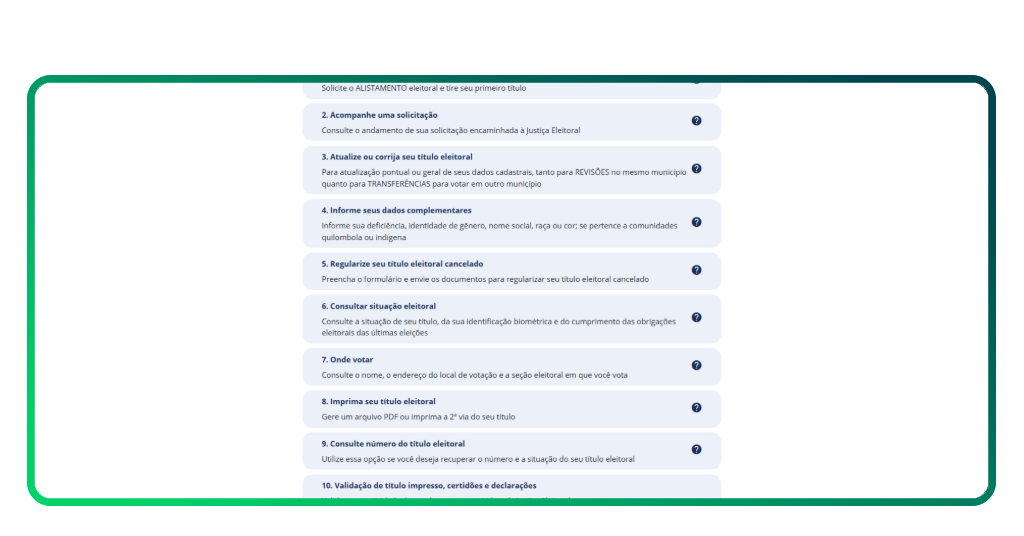 Título de Eleitor pela Internet