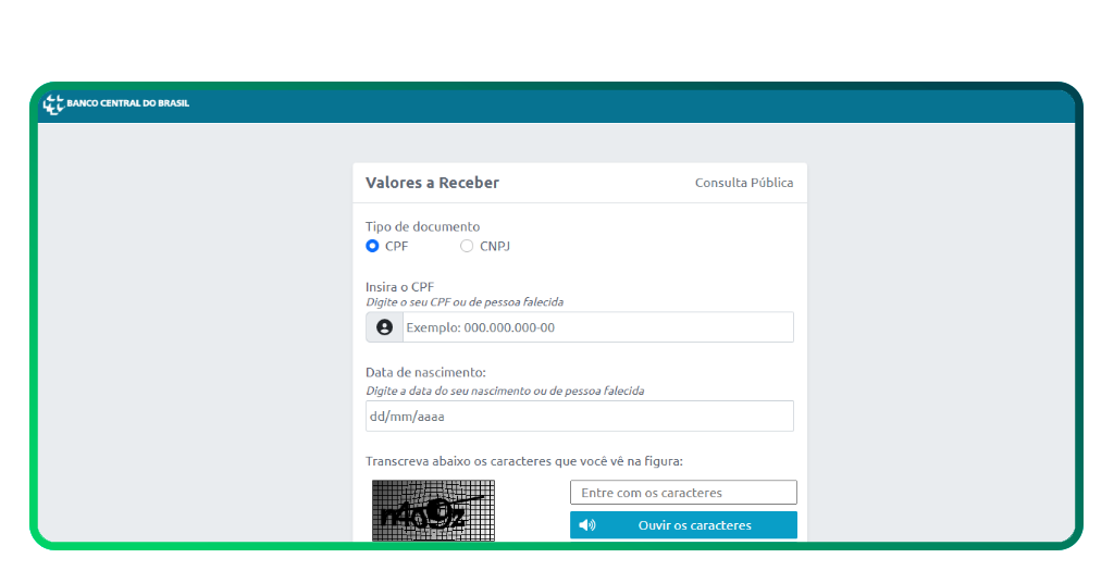 Dinheiro dos seus pais disponível