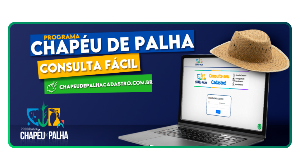 Inscrição no programa Chapéu de Palha