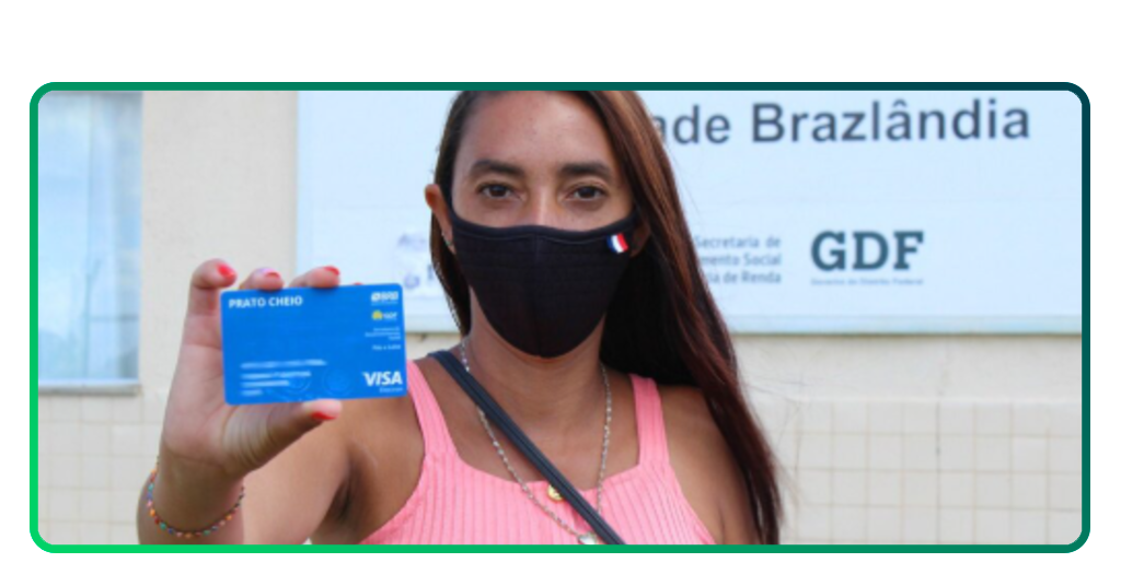 Cartão Prato Cheio e cartão Gás