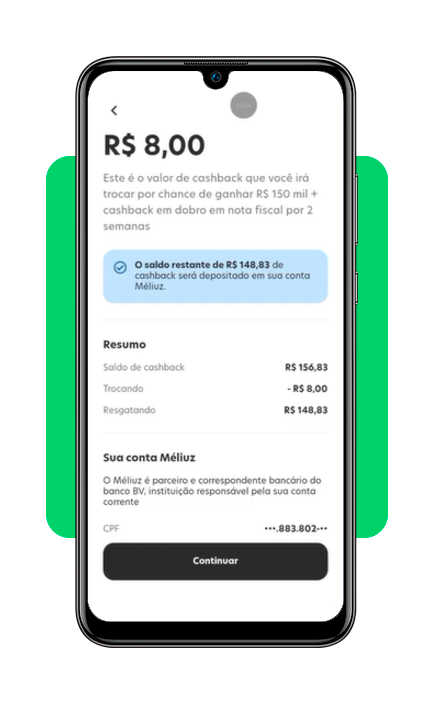 dinheiro de notas fiscais