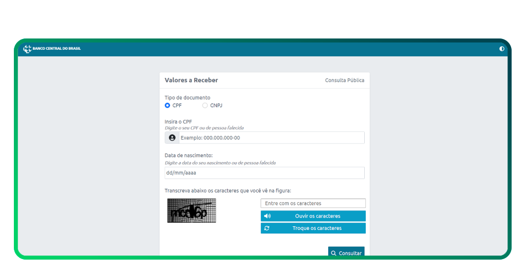 Dinheiro dos seus avós disponível