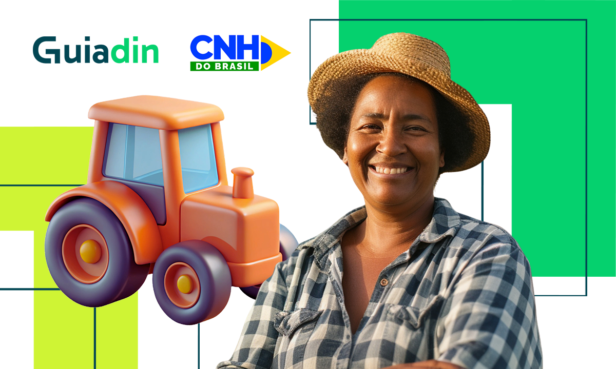 CNH rural para dirigir trator