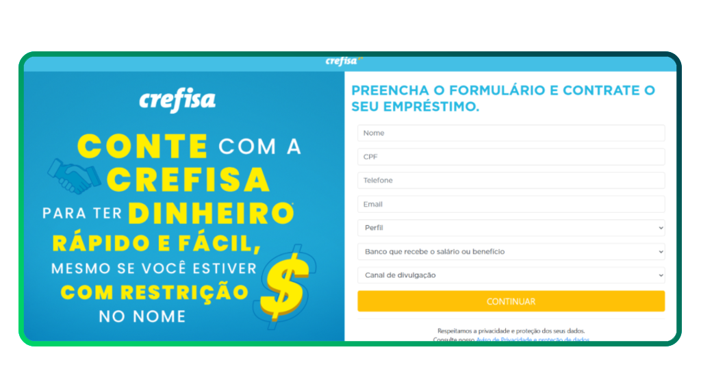 empréstimo Crefisa para aposentado