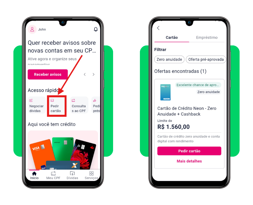 verificar cartão de crédito liberado